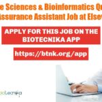Elsevier Quality Assurance Assistant Job For Life Sciences & Bioinformatics Elsevier Jobs