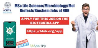 ICMR-NIIH Research Fellow