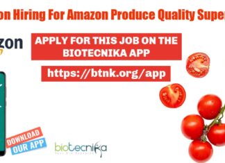 Amazon Produce Quality Supervisor
