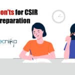 Do’s and Don’ts for CSIR Exam