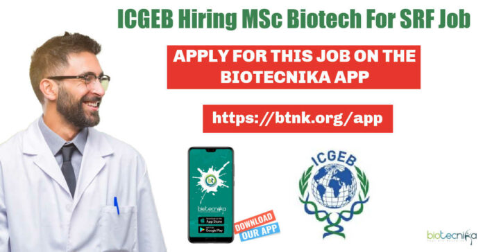 ICGEB Research Vacancy
