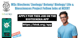 NCERT Jobs Life Sciences