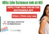 Immune Response Analysis To Vaccine Project Job For Life Sciences at NII MSc Life Science Job