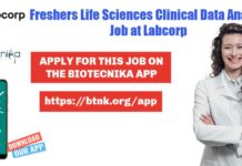 Freshers Labcorp Clinical Data Analyst Recruitment, Life Sciences Apply Online Freshers Labcorp Clinical Data