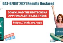 GAT-B/BET 2021 Results