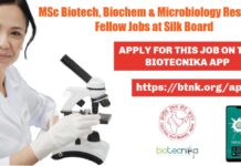 Govt Silk Board, Seribiotech Research Lab BIRAC Funded Project Recruitment Govt Silk Board