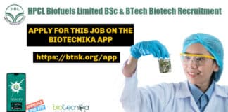 HPCL Biofuels Limited Recruitment