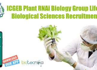 ICGEB Biological Sciences SRF