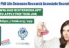 ICGEB PhD Life Sciences Research Associate Recruitment ICGEB PhD Job