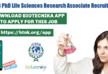 ICGEB PhD Life Sciences Research Associate Recruitment ICGEB PhD Job