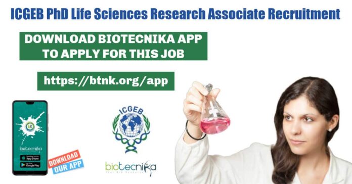 ICGEB PhD Job