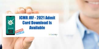 ICMR JRF - 2021