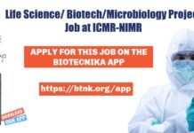 ICMR-NIMR Project Assistant For Life Science/ Biotech/Microbiology, Apply Online ICMR-NIMR Project Assistant