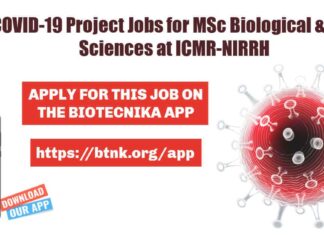 ICMR-NIRRH Project Jobs