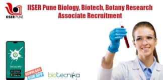 IISER Pune Associate Job