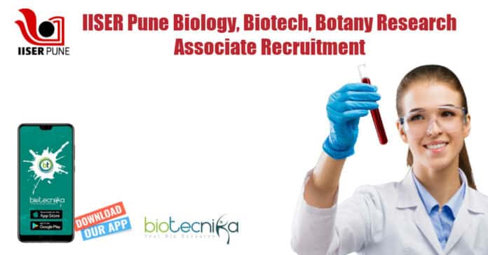 IISER Pune Associate Job