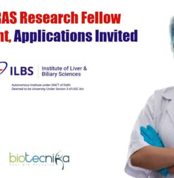 ILBS SRF Jobs