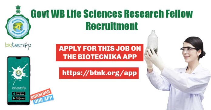 Life Sciences Govt Job
