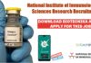 National Institute of Immunology Life Sciences Research Recruitment Life Sciences NII Associate