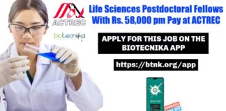 Life Sciences Postdoctoral Fellows