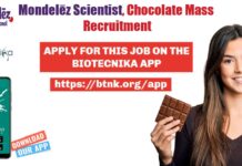 Mondelēz Scientist, Chocolate Mass Recruitment – Apply Online Mondelēz Scientist