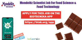 Mondelēz Scientist Job