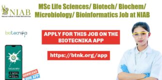 NIAB Associate Job