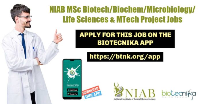 NIAB Project Associate Jobs