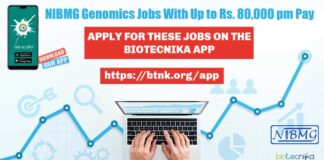 NIBMG Genomics Jobs