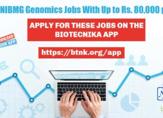 NIBMG Genomics Jobs
