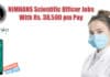 NIMHANS Scientific Officer Jobs