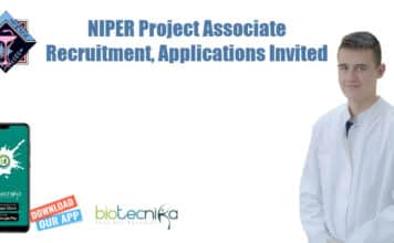 NIPER Project Associate