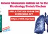 Govt National Tuberculosis Institute Recruitment, Applications Invited National Tuberculosis Institute Recruitment