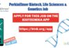 PerkinElmer Genetic Specialist Recruitment, Apply Online PerkinElmer Genetic Specialist