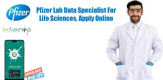 Pfizer Lab Data Specialist