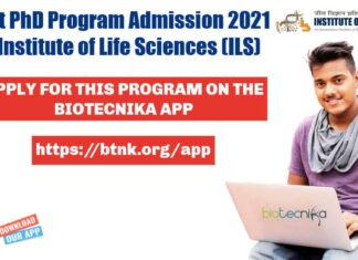 PhD Admission 2021 ILS