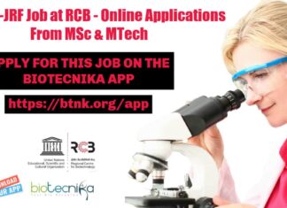 Project-JRF Job at RCB
