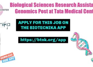 Research Assistant in Genomics