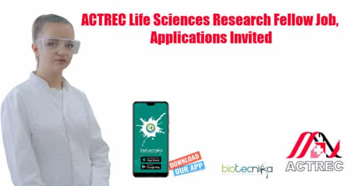 SRF Recruitment at ACTREC