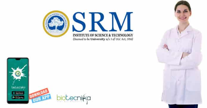 SRM Postdoctoral Fellow Job