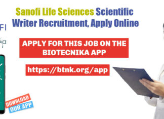 Sanofi Life Sciences Writer