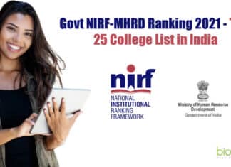 Top 25 Colleges List