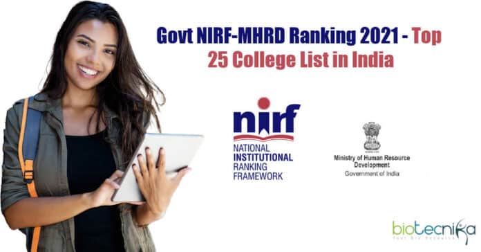 Top 25 Colleges List