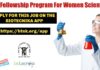 DHR Fellowship Program For Women Scientists, Applications Invited Women Scientist Scheme DHR
