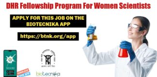 Women Scientist Scheme DHR