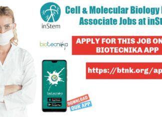 inStem Project Associate