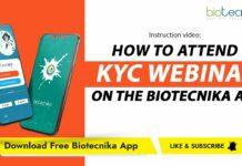 How to Attend KYC Webinar On The Biotecnika App – Check Details Know Your Company Webinar