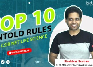 CSIR NET Exam Tips