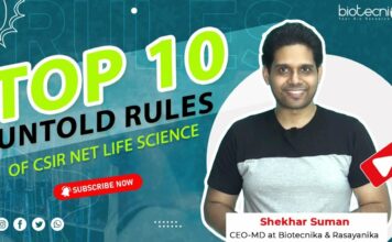 CSIR NET Exam Tips