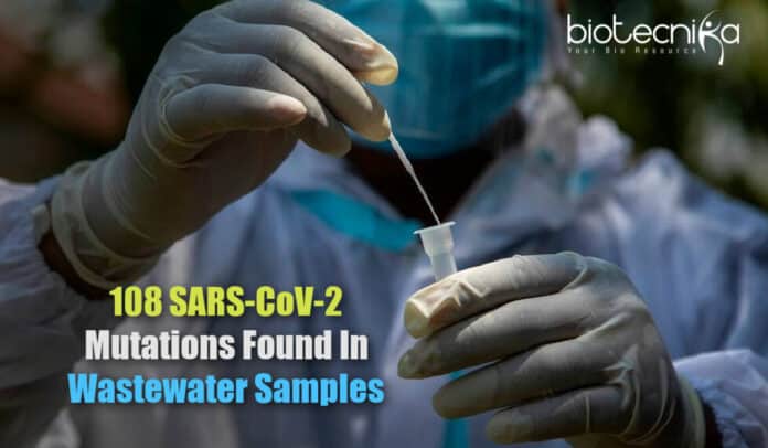 108 SARS-CoV-2 Mutations In Wastewater